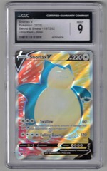 Snorlax V - 197/202 - Full Art Ultra Rare CGC MINT 9 #6020049216