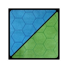 Megamat Blue/Green Hexes 34x48