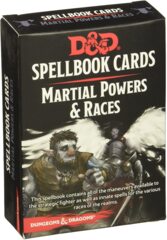 Spellbook Cards - Martial Powers & Races