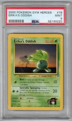 Erika's Oddish - 78/132 - Common - Unlimited Edition PSA 9 (#56199220)