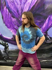 Collector Legion Tie Dye Shirt - Blue - Large