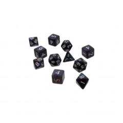 Ultra Pro Eclipse Dice Set: Jet Black