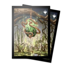 Modern Horizons 3 Emerald Medallion Deck Protector Sleeves (100ct) for Magic: The Gathering