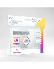 Gamegenic - Standard Card Game Value Pack 200 - Clear Matte