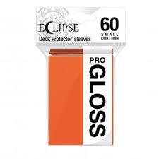 Ultra Pro - Small Deck Protectors: Eclipse Pro-Gloss Pumpkin Orange 60 ct