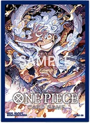 One Piece Card Game Official Sleeves: Assortment 4 - Monkey.D.Luffy (70-Pack) - Bandai Card Sleeves