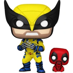 Deadpool & Wolverine with Babypool Funko Pop!