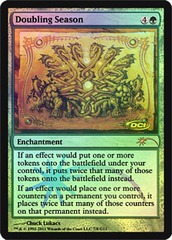 Doubling Season - Foil DCI Judge Promo (Signed)