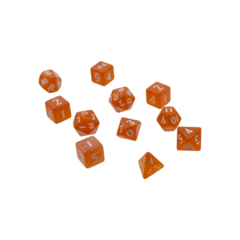 Ultra Pro Eclipse Dice Set: Pumpkin Orange