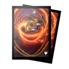 Modern Horizons 3 Ruby Medallion Deck Protector Sleeves (100ct) for Magic: The Gathering
