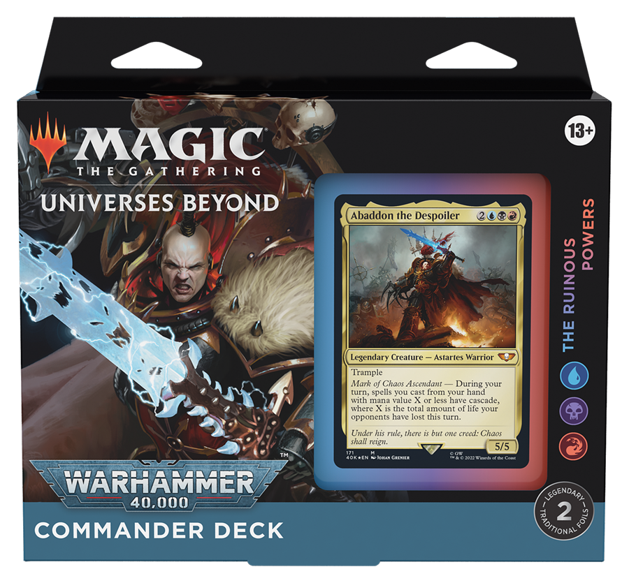 Universes Beyond: Warhammer 40,000 - The Ruinous Powers Commander Deck