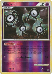 Unown - 40/90 - Uncommon - Reverse Holo