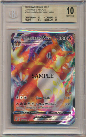 Popular Charizard vmax bundle bgs graded 9.5&9.0