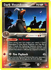 Dark Houndoom 37/109 Non-Holo Prerelease Promo - Team Rocket Returns