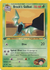 Brock's Golbat - 39/132 Uncommon - 1st Edition