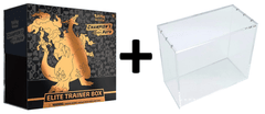 MINT Pokemon Champion's Path Elite Trainer Box PLUS Acrylic Case Protector