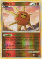 Solrock - 9/102 - Rare - Reverse Holo