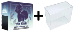 MINT Pokemon SWSH12 Silver Tempest Elite Trainer Box PLUS Acrylic Case Protector
