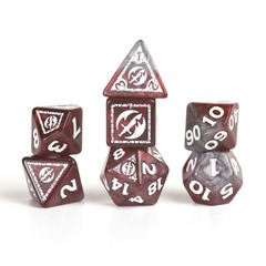 Sirius Dice Dungeons & Dragons Adventure Dice - Fighter: Red