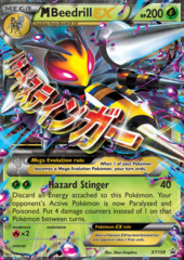 Mega Beedrill EX XY158 Holo Promo - Mega Beedrill EX Premium Collection Exclusive