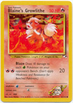 Blaines Growlithe - 62/132 - Common - Unlimited Edition