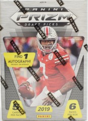 2019 Panini Prizm Draft Picks Collegiate Football Blaster Box