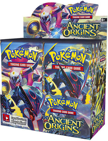 8 Pokemon XY Booster Packs - 4 Ancient Origins, 2 Primal Clash, 2 Roaring order Skies