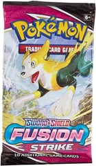 Pokemon SWSH8 Fusion Strike Booster Pack -- Boltund Pack Art