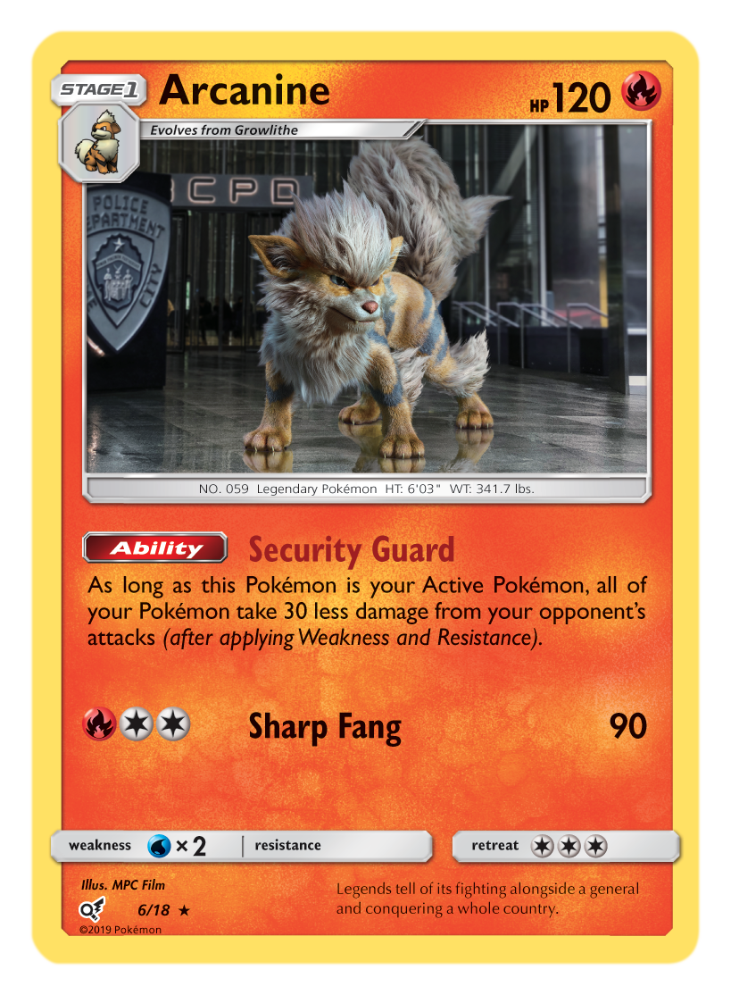 Arcanine - 6/18 - Holo Rare
