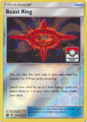 Beast Ring - 102a/131 Reverse Holo STAFF Promo - League Cup Promo