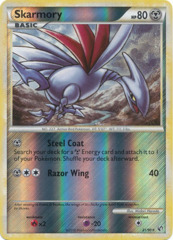 Skarmory - 21/90 - Rare - Reverse Holo