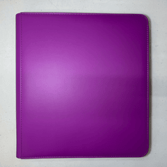 12-Pocket Zipper Binder - Amaranth