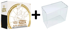 MINT Pokemon SWSH9 Brilliant Stars Elite Trainer Box PLUS Acrylic Case Protector