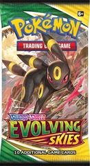 Pokemon SWSH7 Evolving Skies Booster Pack -- Umbreon Pack Art