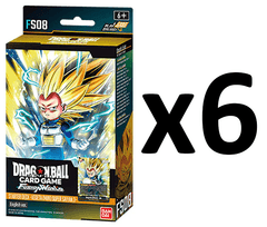 Dragon Ball Super Fusion World FS08 Vegeta (Mini) Super Saiyan 3 Starter Deck DISPLAY (6ct) -- NO REFUNDS OR CANCELLATIONS, ALL SALES ARE FINAL