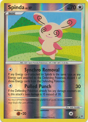 Spinda - 46/147 - Rare - Reverse Holo