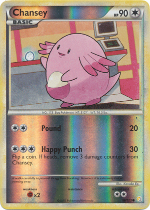 Chansey - 58/123 - Common - Reverse Holo