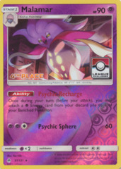 Malamar - 51/131 - 4th Place Reverse Holo Promo - 2018 League Challenge