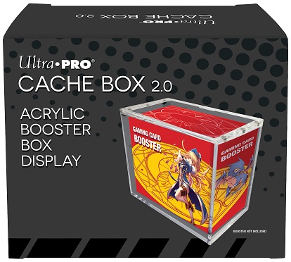 Ultra Pro CACHE BOX Version 2.0 - Acrylic Booster Box Protector Display -  SIZED FOR POKEMON BOXES - Accessories  Misc Accessories - Collector's  Cache LLC