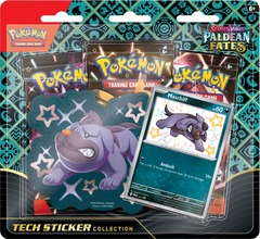 Pokemon SV4.5 Paldean Fates Tech Sticker Collection - Maschiff