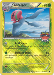 Accelgor 12/101 Crosshatch Holo STAFF Promo - 2011 City Championships