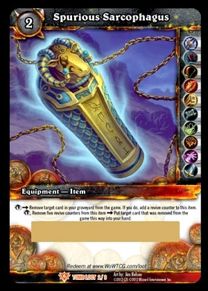 Spurious Sarcophagus Loot Card