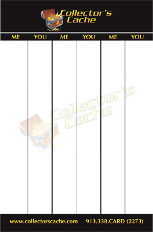 Collectors Cache Life Points Notepad Life Pad