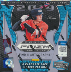 2019 Panini Prizm Draft Picks Collegiate Baseball Hobby Box