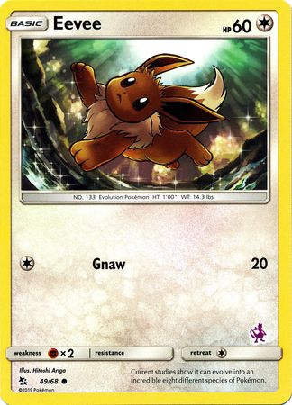 Eevee - 49/68 - Common - Battle Academy: Mewtwo Deck