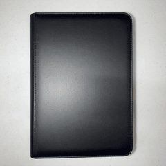 9-Pocket Zipper Binder - Black