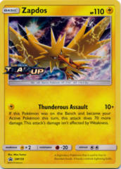 Zapdos SM159 Wave Holo Promo - SM9 Team Up Prerelease