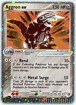 Aggron EX 95/100 - Rare Holo