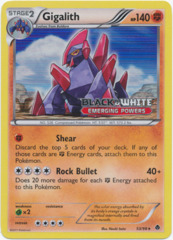 Gigalith 53/98 Tinsel Holo Promo - Emerging Powers Prerelease