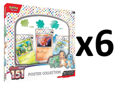 Pokemon SV3.5 Scarlet & Violet 151 Poster Collection Box CASE (6 Boxes)